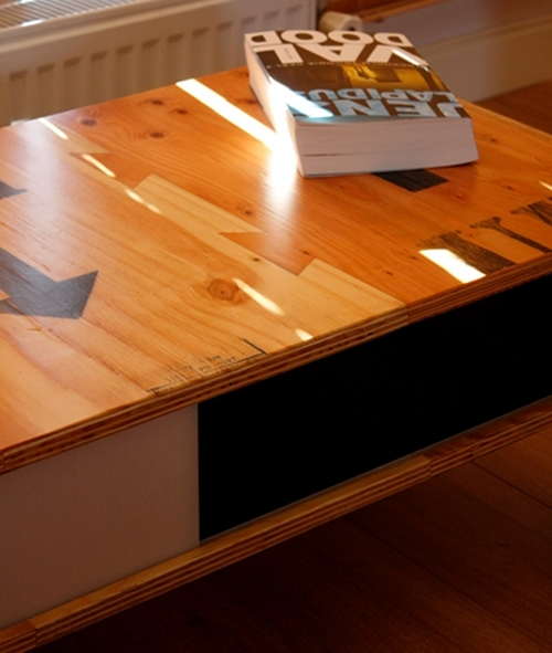 Salontafel upsidedown